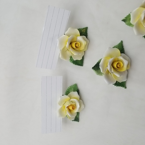 Royal Adderley Porcelain Yellow Rose Flowers - Picture 4 of 14